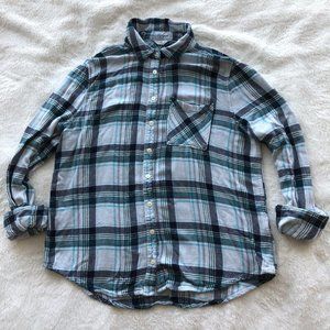 🏄3 for $15🏄 Light Blue Flannel Shirt